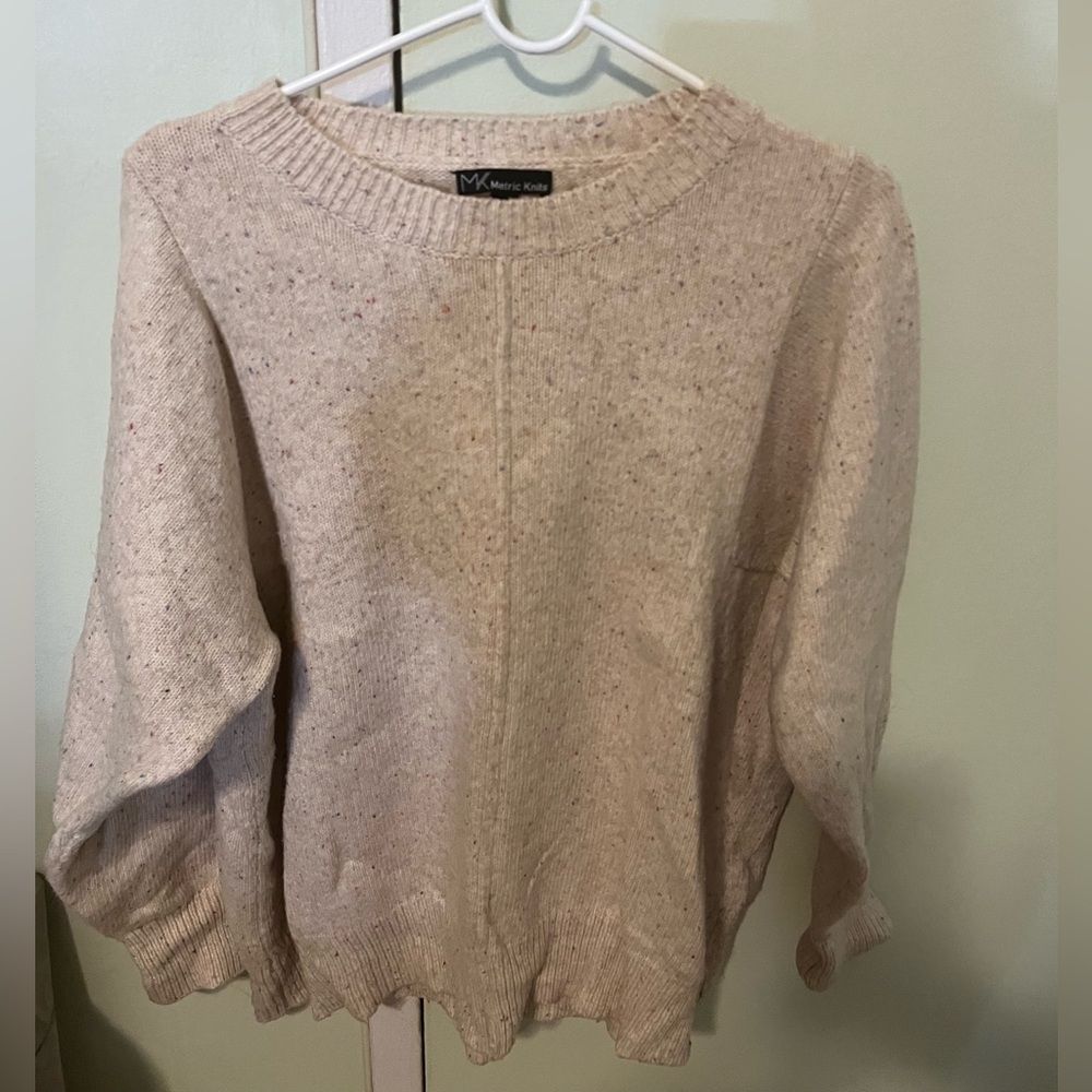 Marisa K Collection Women's Cream Sweater